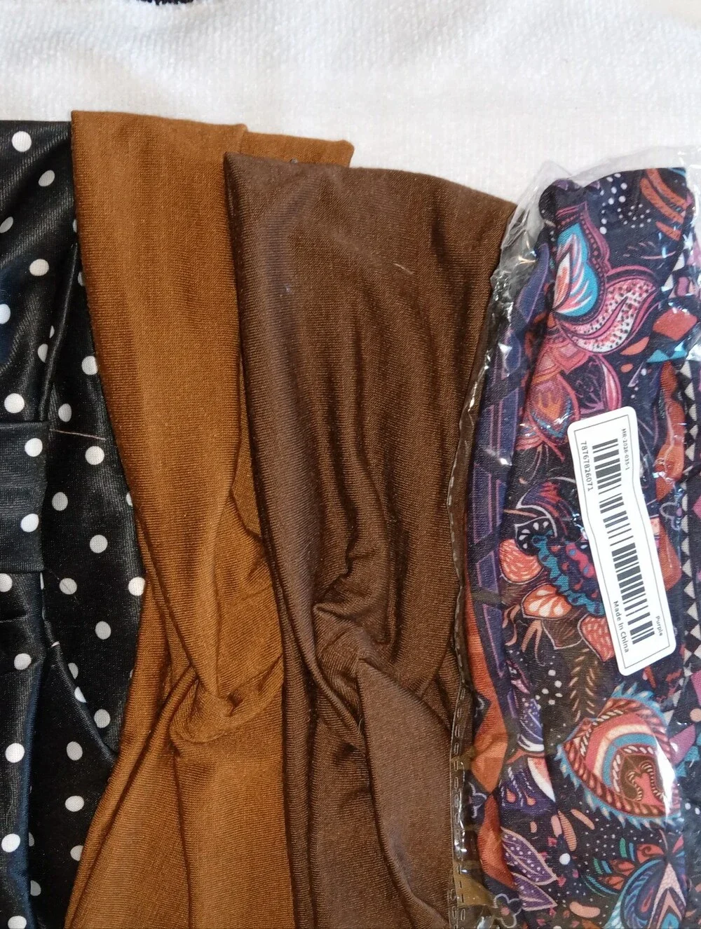 Headbands: Fabric Lot Of Four